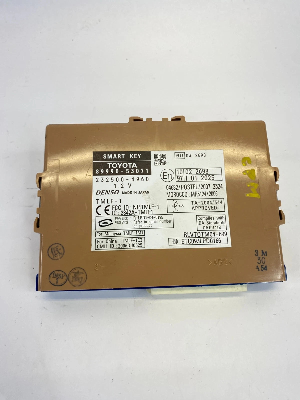 2009-2012 LEXUS IS250 SMART KEY COMPUTER CONTROL MODULE 89990-47060 OEM