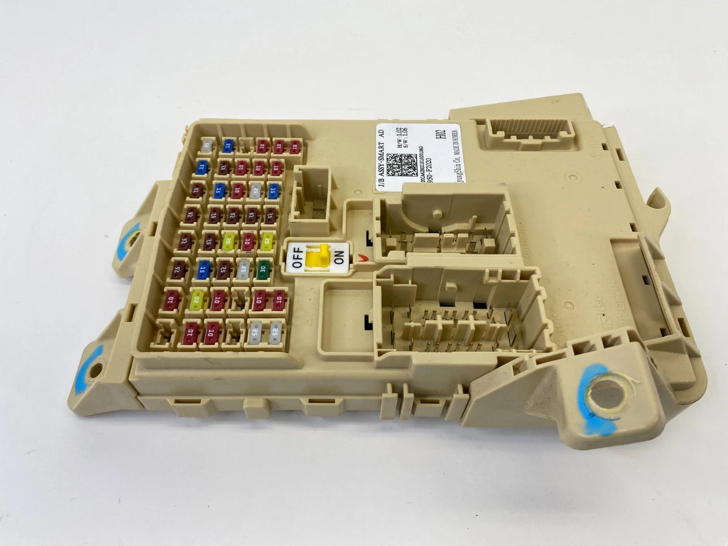 2017 2018 HYUNDAI ELANTRA 2.0L L4 INTERIOR CABIN FUSE RELAY BOX 91950-F2020 OEM