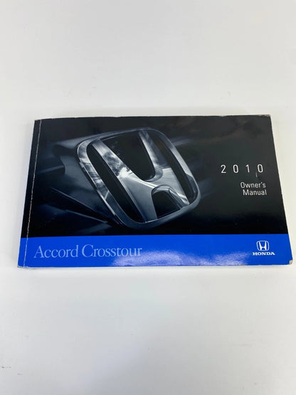 10 2010 HONDA ACCORD CROSSTOUR OWNER'S OWNERS MANUAL GUIDE BOOK SET W/ CASE OEM