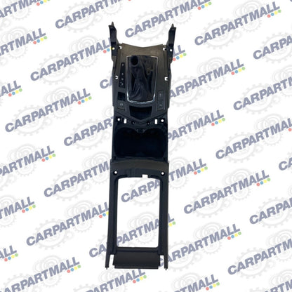 10-12 CADILLAC SRX CENTER CONSOLE UPPER TRIM SHIFTER BOOT BEZEL & CUP HOLDER OEM