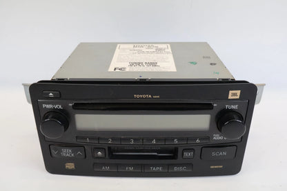 2005 2006 TOYOTA TUNDRA CREW RADIO AM FM CD RADIO RECEIVER PLAYER 861200C130 OEM