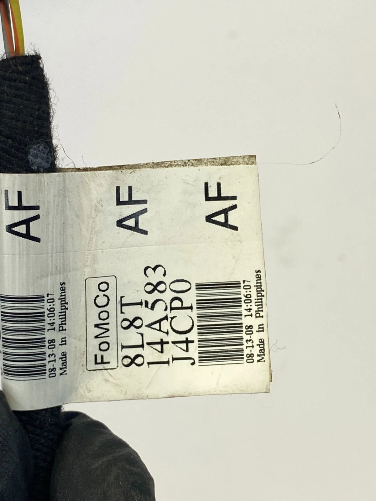 2008-2012 FORD ESCAPE MARINER TAILGATE TRUNK HATCH WIRE HARNESS 8L8T14A583AF OEM
