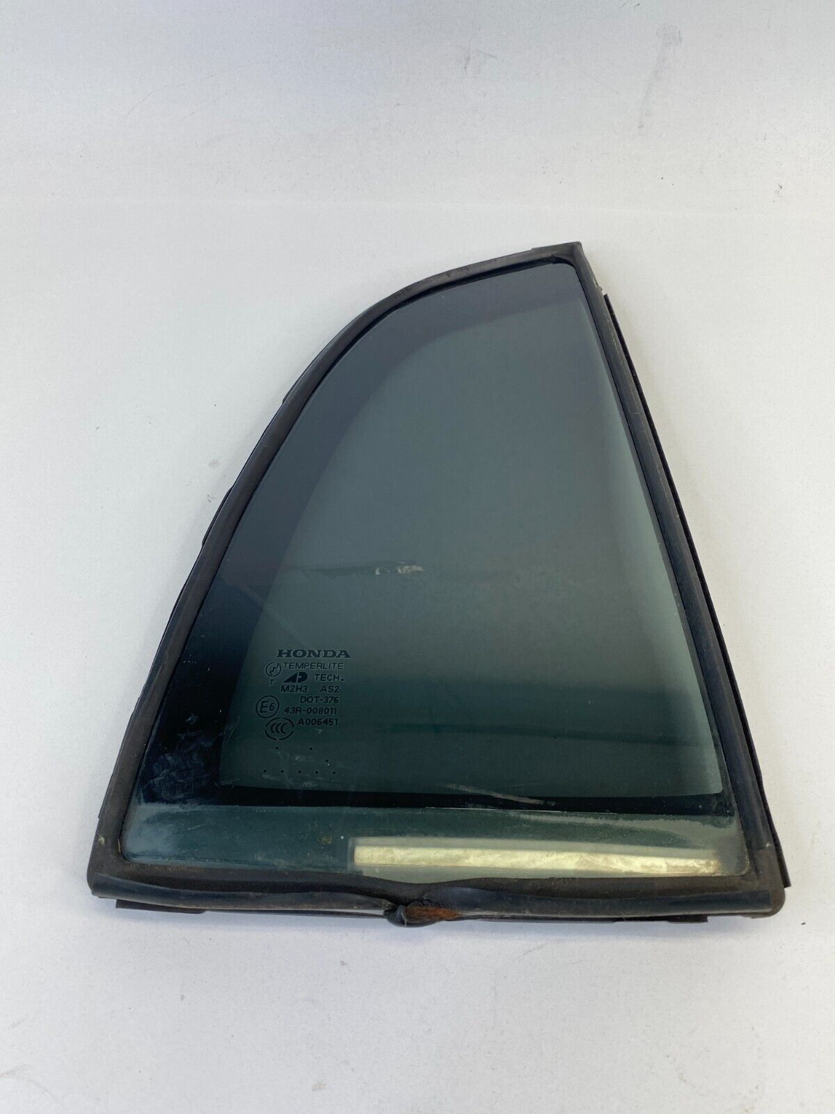 2004-2008 Acura TL Sedan Rear Right Side Door Window Quarter Glass 73441-SEP OEM