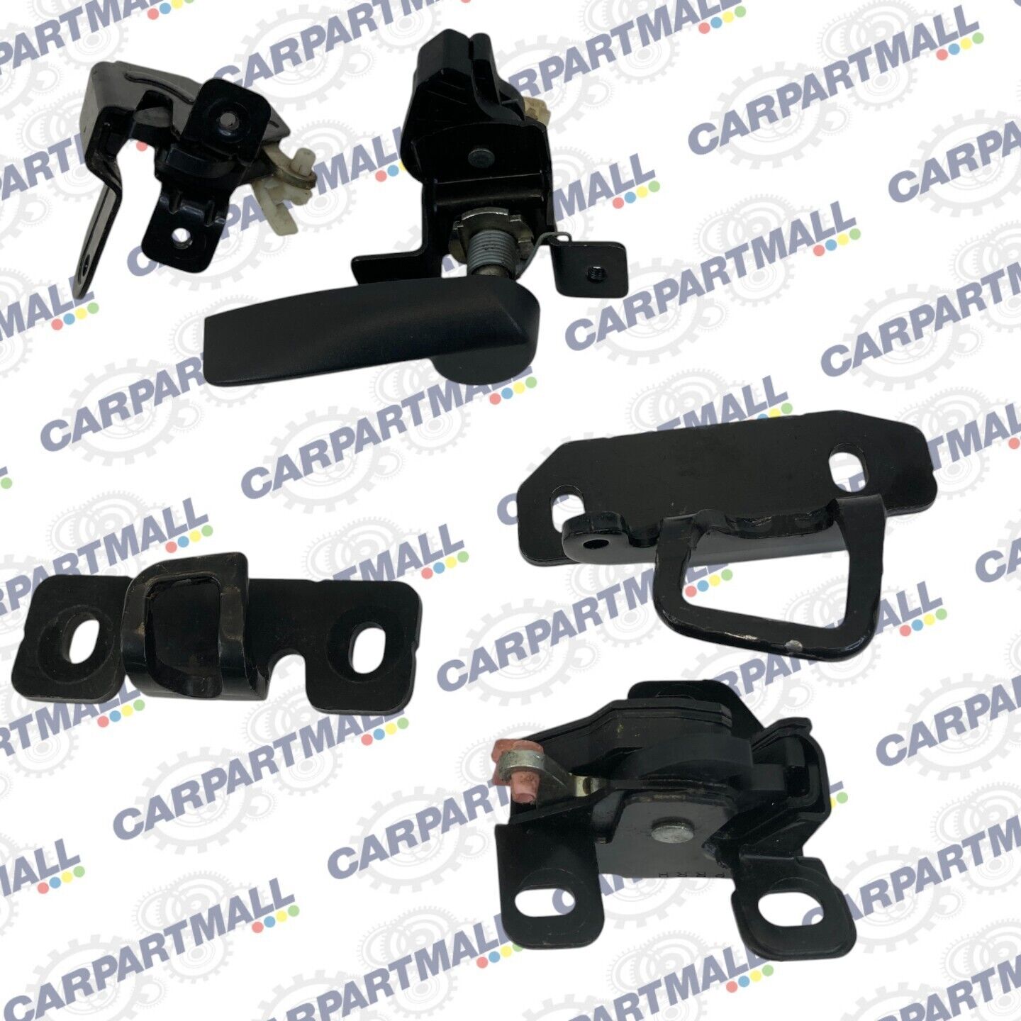 04-12 Chevy Colorado EXT CAB Rear Right Door Upper & Lower Latch w/ Strikers OEM