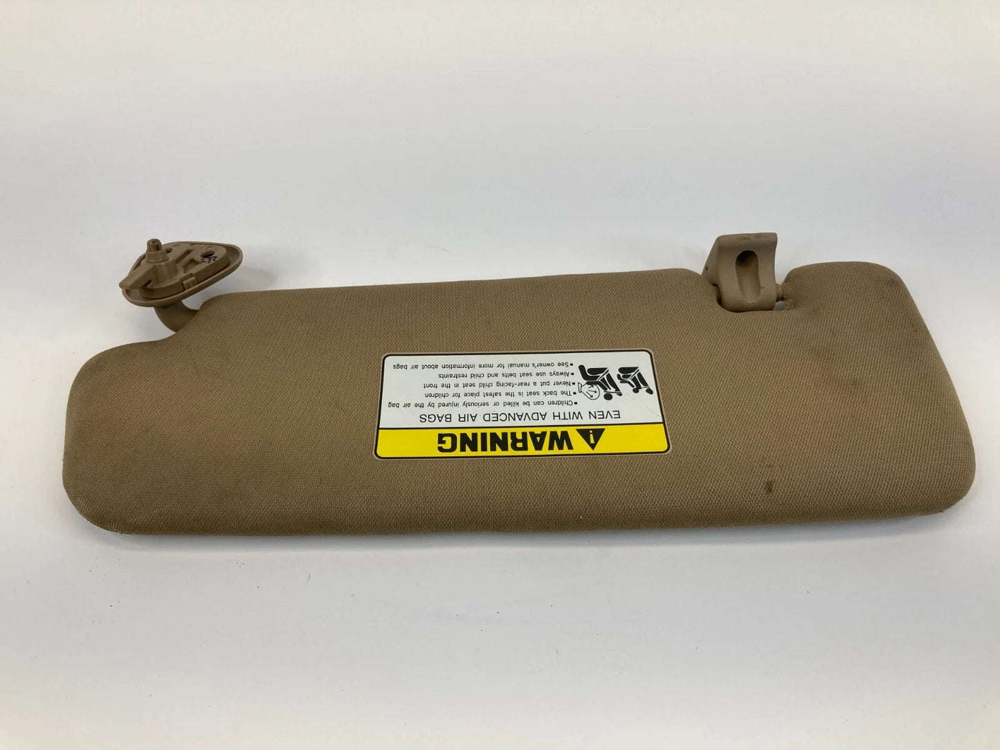 2011-2014 HYUNDAI SONATA ROOF RIGHT PASSENGER SIDE SUNVISOR SUN VISOR BEIGE
