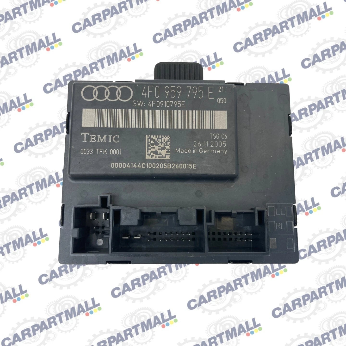 2006 2007 AUDI A6 QUATTRO REAR LEFT BACK SIDE DOOR CONTROL MODULE 4F0959795E OEM