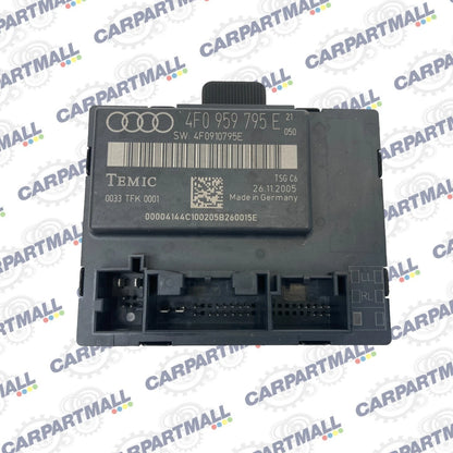 2006 2007 AUDI A6 QUATTRO REAR LEFT BACK SIDE DOOR CONTROL MODULE 4F0959795E OEM