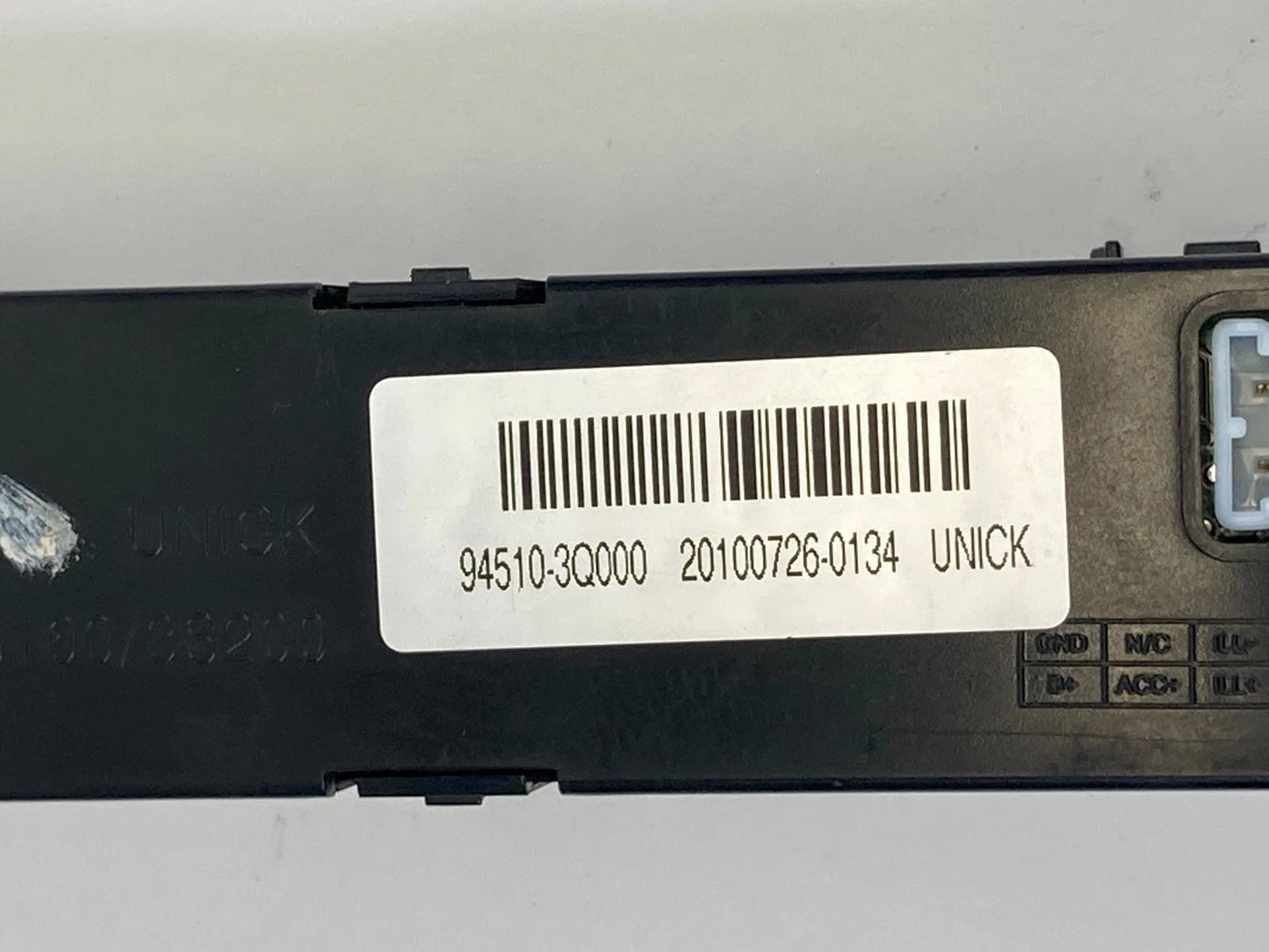 2011 2012 2013 2014 HYUNDAI SONATA CENTER DASH DIGITAL CLOCK 94510-3Q000 OEM