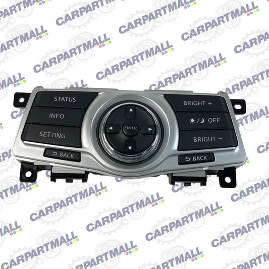 2009-2014 NISSAN MAXIMA INFO RADIO AUDIO SETTINGS DASH CONTROL 9N00B-210451 OEM
