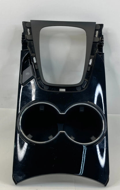 2015-2018 FORD EDGE CENTER CONSOLE COVER SHIFTER BEZEL TRIM W/ CUP HOLDER OEM