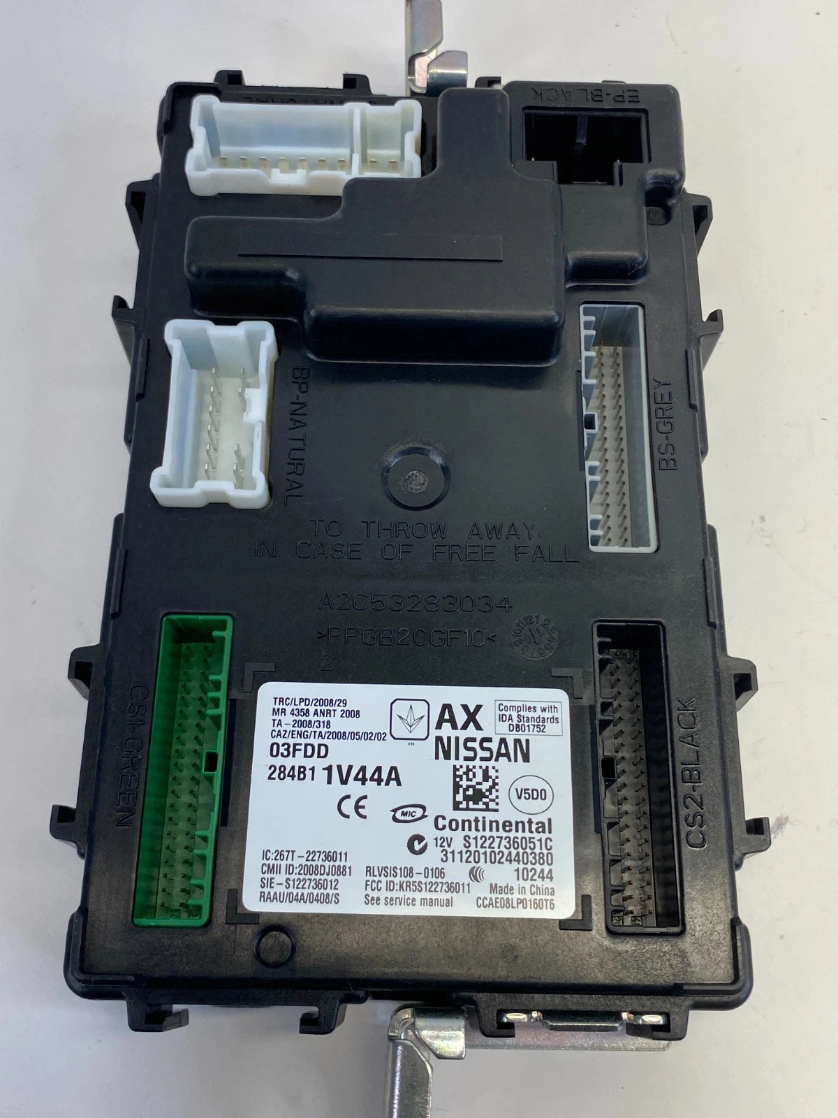 2010 2011 NISSAN MURANO 3.5L BODY CONTROL MODULE UNIT BCM BCU 284B1-1V44A OEM
