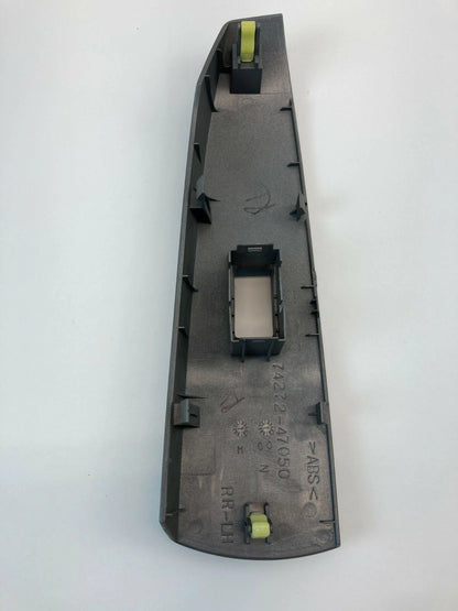 04-09 TOYOTA PRIUS REAR LEFT DOOR WINDOW CONTROL SWITCH COVER OEM 74272-47051