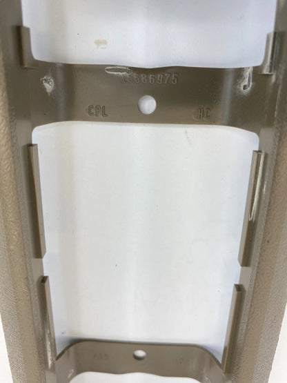 1999 2000 CADILLAC ESCALADE 4-DR INTERIOR ROOF CONTROL COVER BEZEL TRIM 15686975