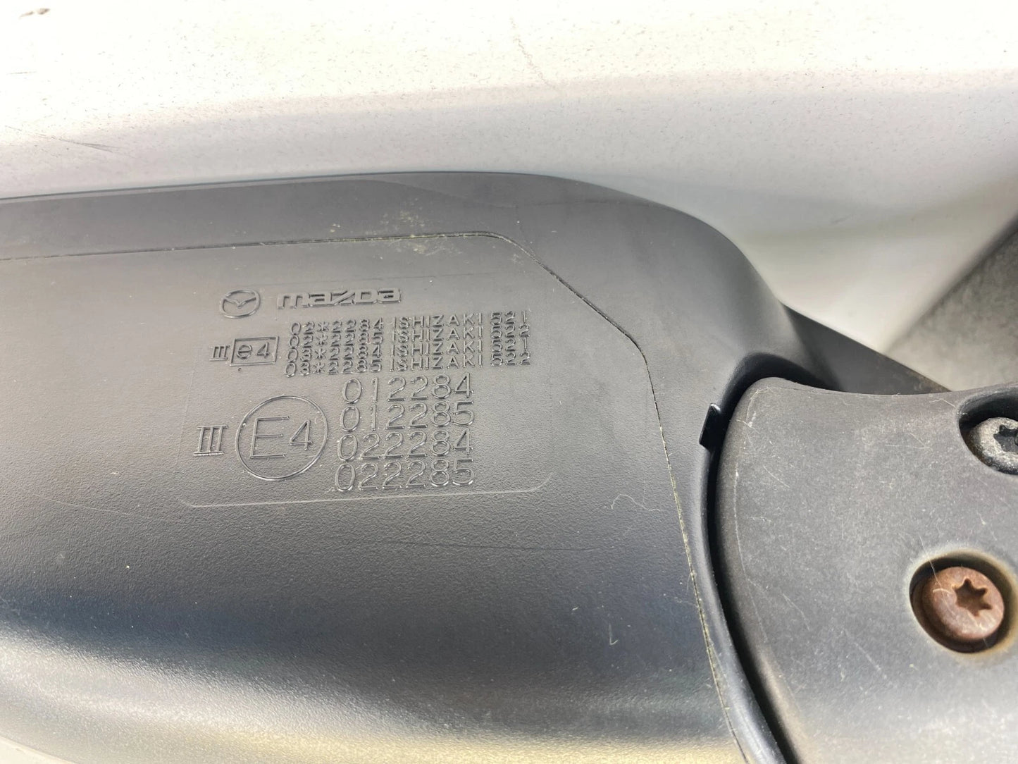 2007-2009 MAZDA CX-7 CX7 LEFT DRIVER SIDE VIEW POWER DOOR MIRROR E4012284 OEM