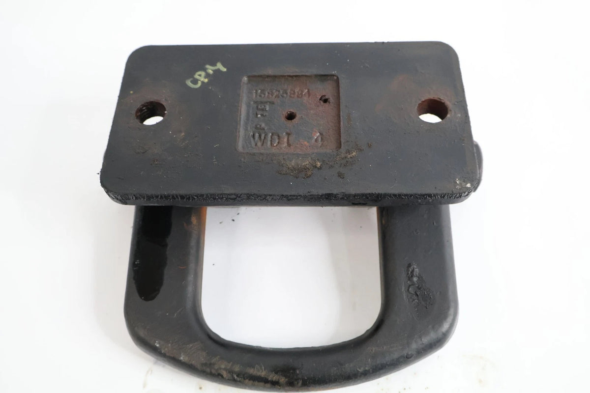06-10 HUMMER H3 FR LH & RH BUMPER RECOVERY TOW HOOKS MOUNT BRACKET 15825884 OEM