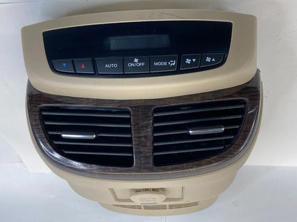 2007-2013 ACURA MDX REAR CENTER CONSOLE CLIMATE CONTROL A/C VENTS BEZEL OEM
