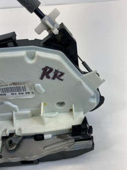 12-14 Volkswagen Passat Rear Right Side Door Lock Latch Actuator 5K4-839-016
