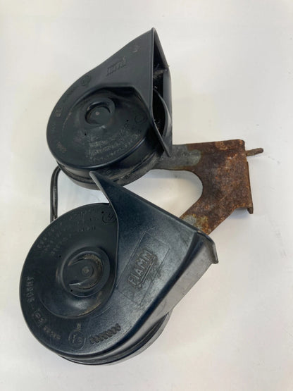 2005-2009 SAAB 9-7X 97X HIGH & LOW NOTE PITCH HORN ALARM SIREN PAIR SET OEM
