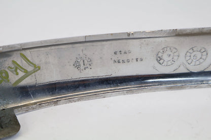 00-04 JAGUAR S-TYPE REAR RIGHT BUMPER CHROME MOLDING TRIM STRIP OEM XR8317C773AA