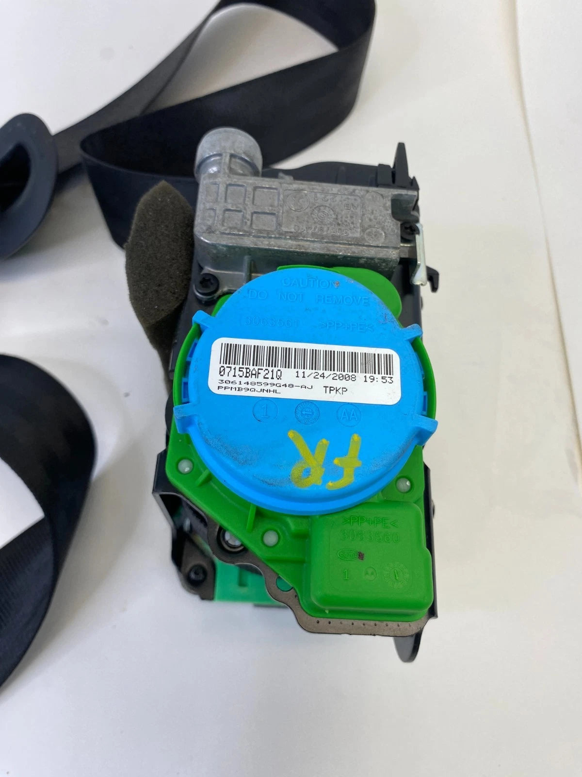2008-2017 AUDI A5 QUATTRO FRONT RIGHT SIDE SEAT BELT RETRACTOR 8T1-857-706-H OEM