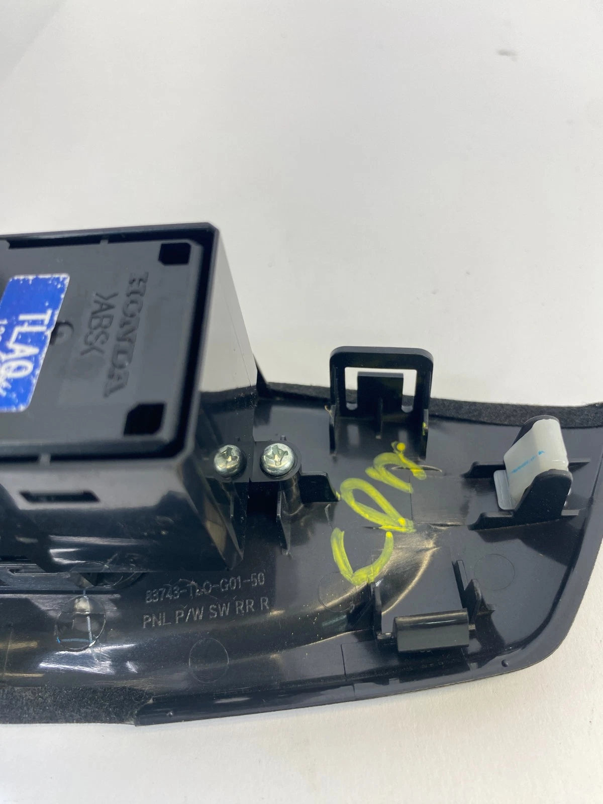 09-14 ACURA TSX REAR RIGHT SIDE DOOR WINDOW SWITCH W/ BEZEL 35770-TL2-A01 OEM