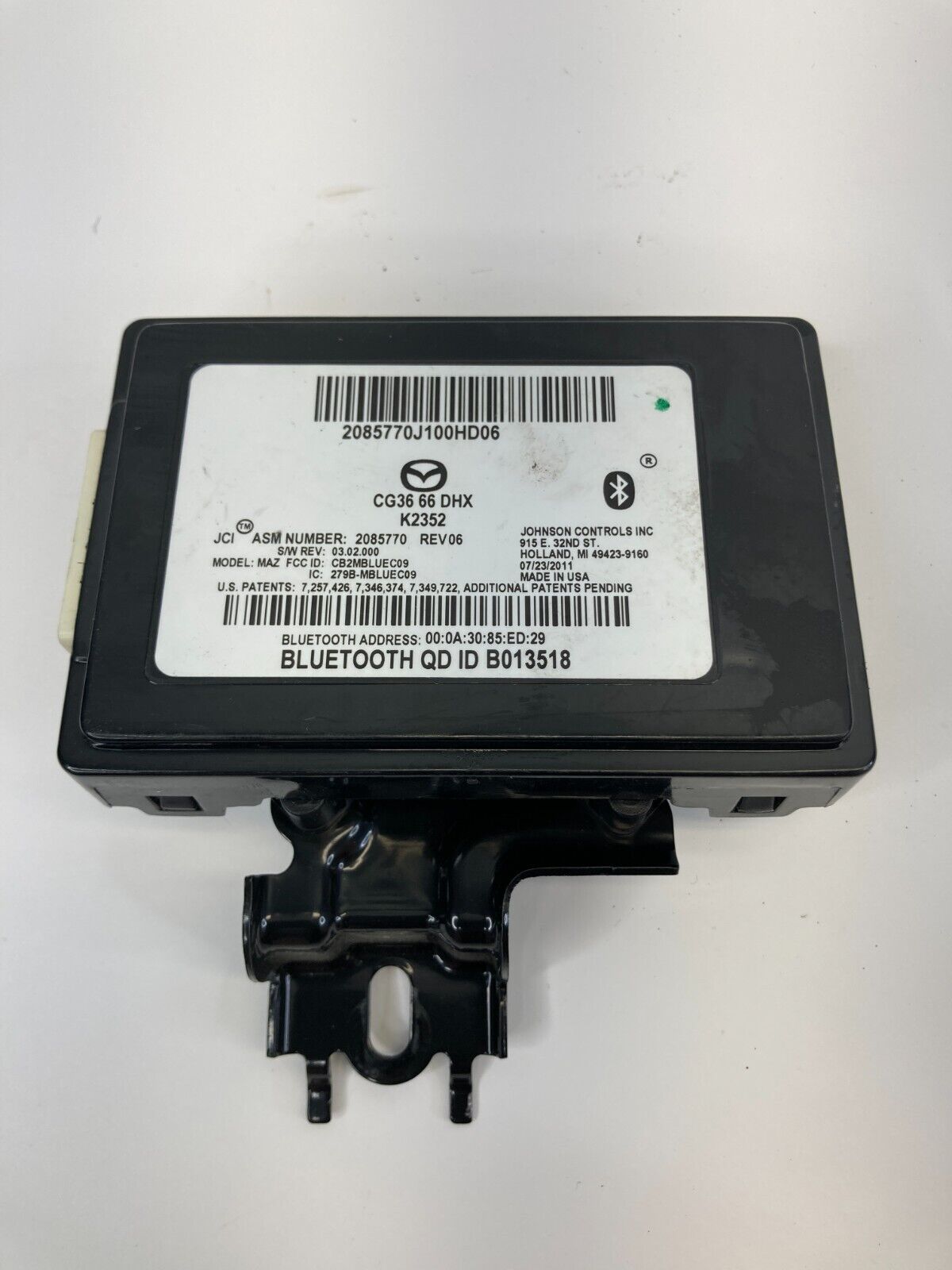 2012-2015 Mazda 5 Bluetooth Computer Control Module Unit CC36-66-DHX OEM