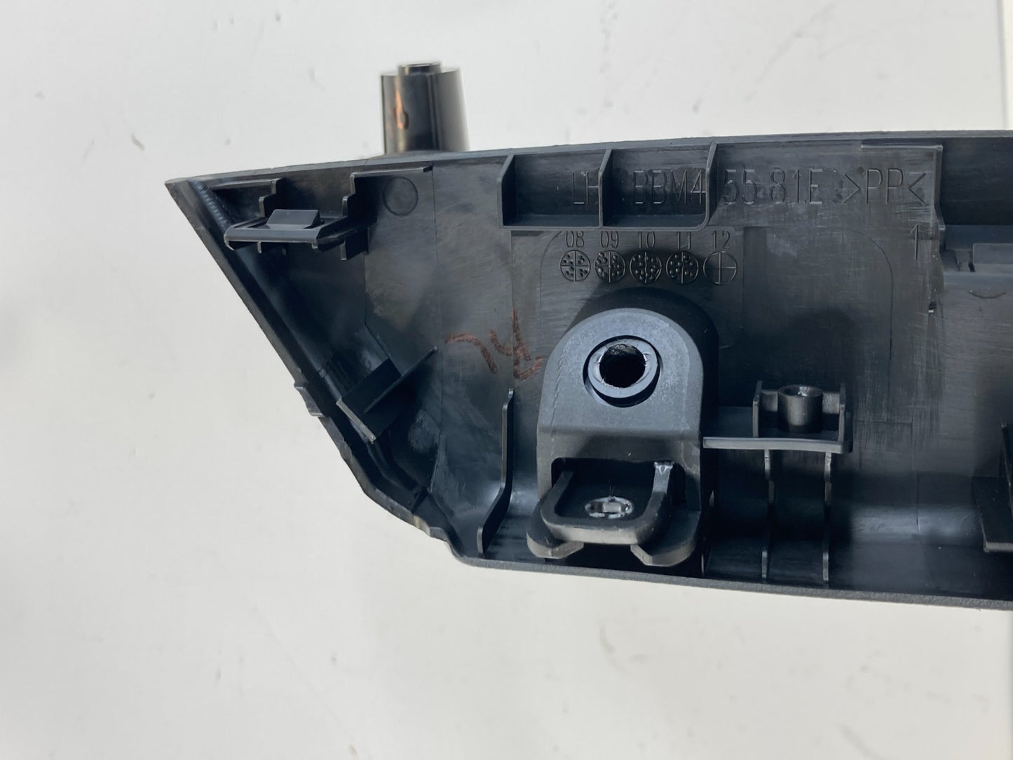 2010-2013 Mazda 3 Mazda3 Rear Left Side Back Door Panel Armrest BBM4-55-81E OEM