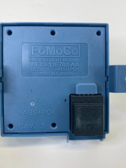 2013 FORD FIESTA AMBIENT LIGHT CONTROL COMPUTER MODULE UNIT AE83-13E702-AA OEM