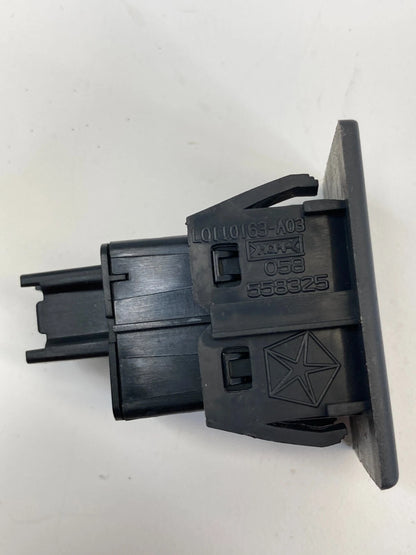 08-10 CHRYSLER TOWN & COUNTRY POWER INVERTER SWITCH BUTTON W/ TRIM L0110163A03