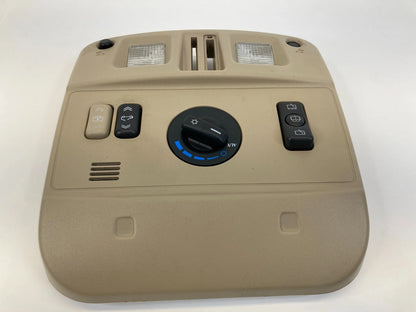 2006-2009 CADILLAC SRX OVERHEAD CONSOLE MAP LIGHT SUNROOF AC SWITCH TAN OEM