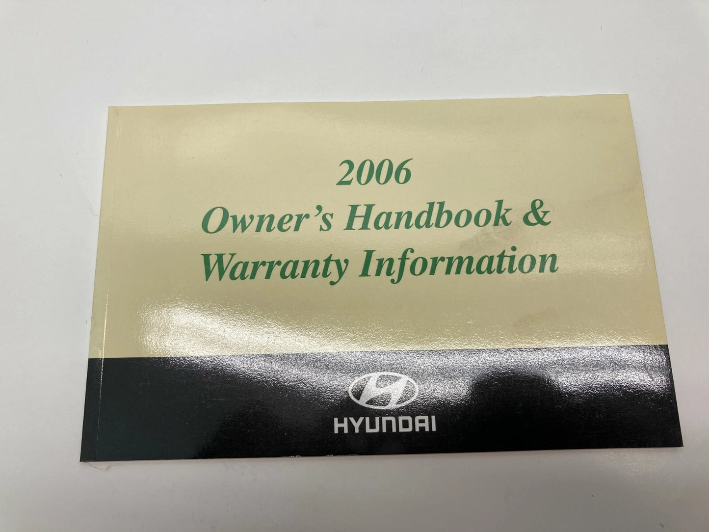2006 HYUNDAI ELANTRA OWNER'S MANUAL HANDBOOK SUPPLEMENT & WARRANTY INFORMATION
