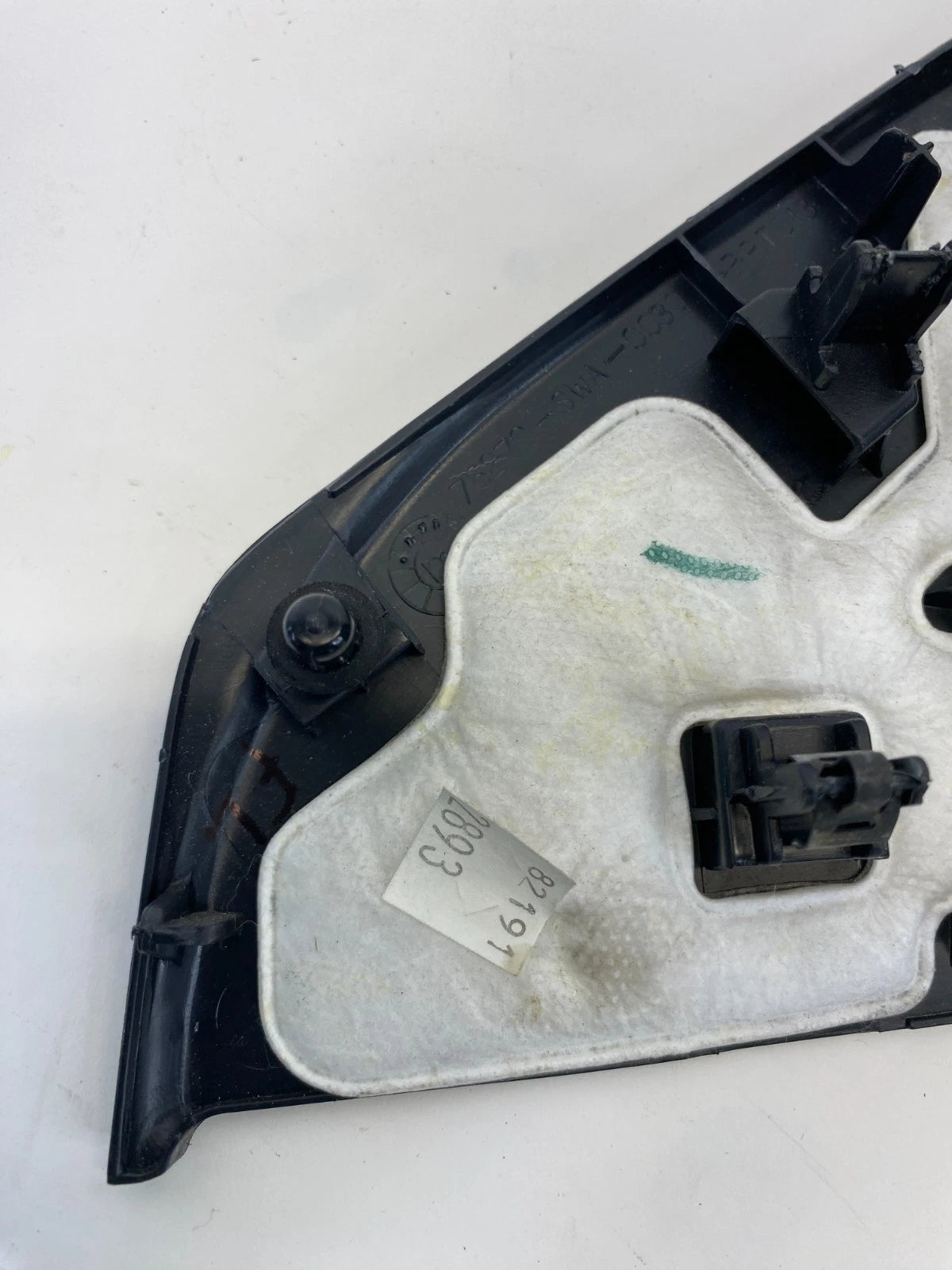 07-11 HONDA CR-V FRONT LEFT DOOR INTERIOR MIRROR COVER TRIM 76270-SWA-0030 OEM