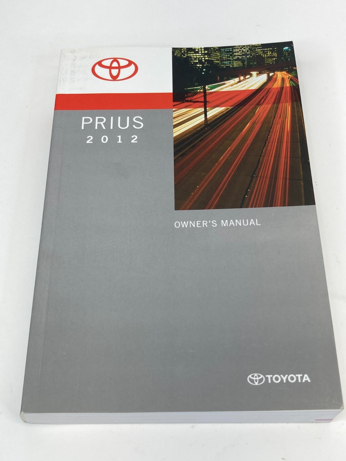 2012 Toyota Prius Owners Owner's Manual Warranty Guide Navigation System Guide