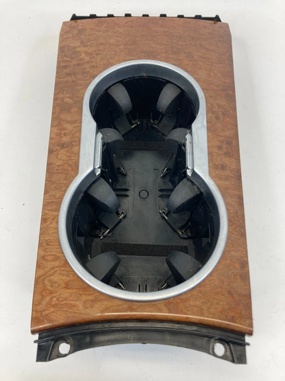 2007-2011 MERCEDES-BENZ ML350 FRONT CENTER CONSOLE CUP HOLDER WOOD A1646801714