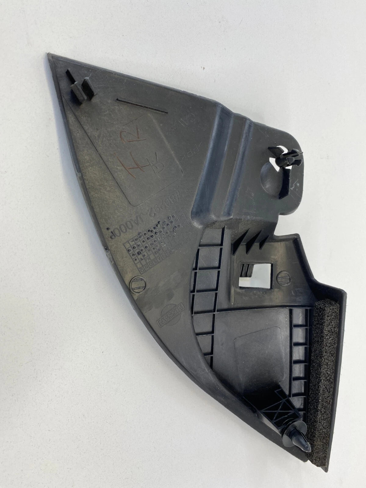 07-12 NISSAN ALTIMA SEDAN FRONT RIGHT INNER DOOR CORNER MIRROR COVER 80292-JA000