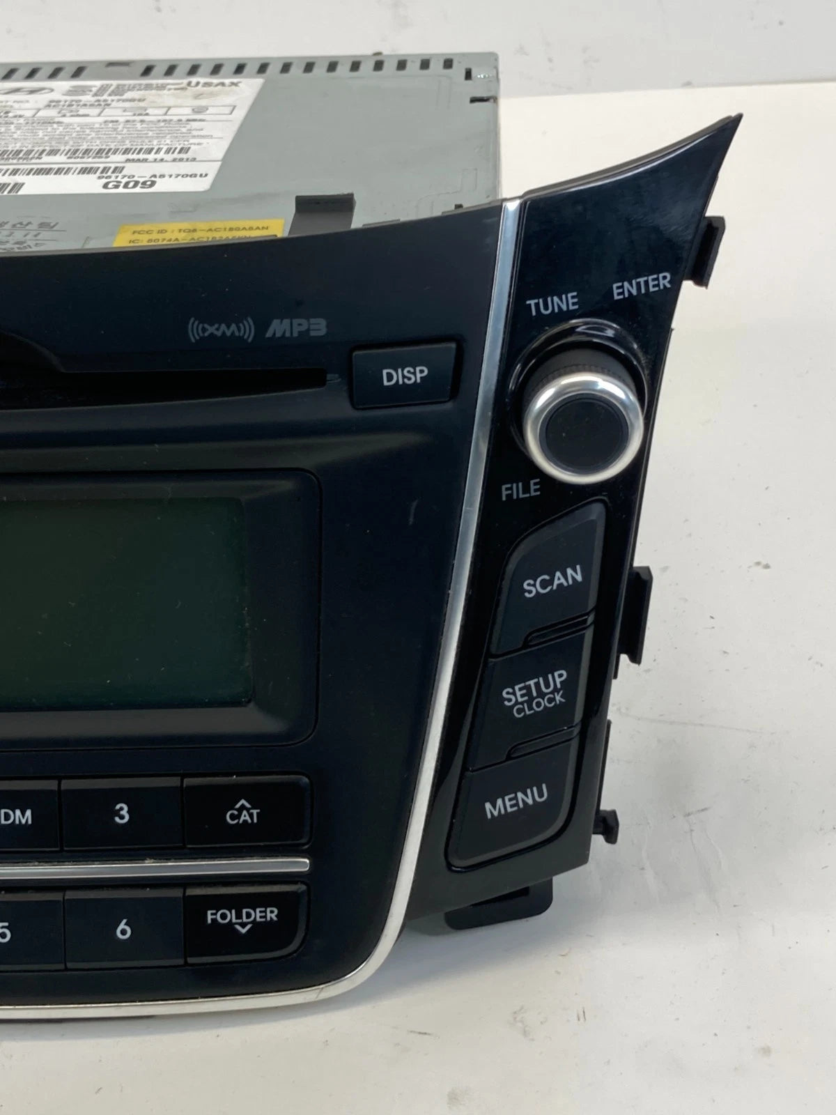 2013-2015 Hyundai Elantra GT AM/FM Radio CD Player Bluetooth 96170-A5170GU OEM