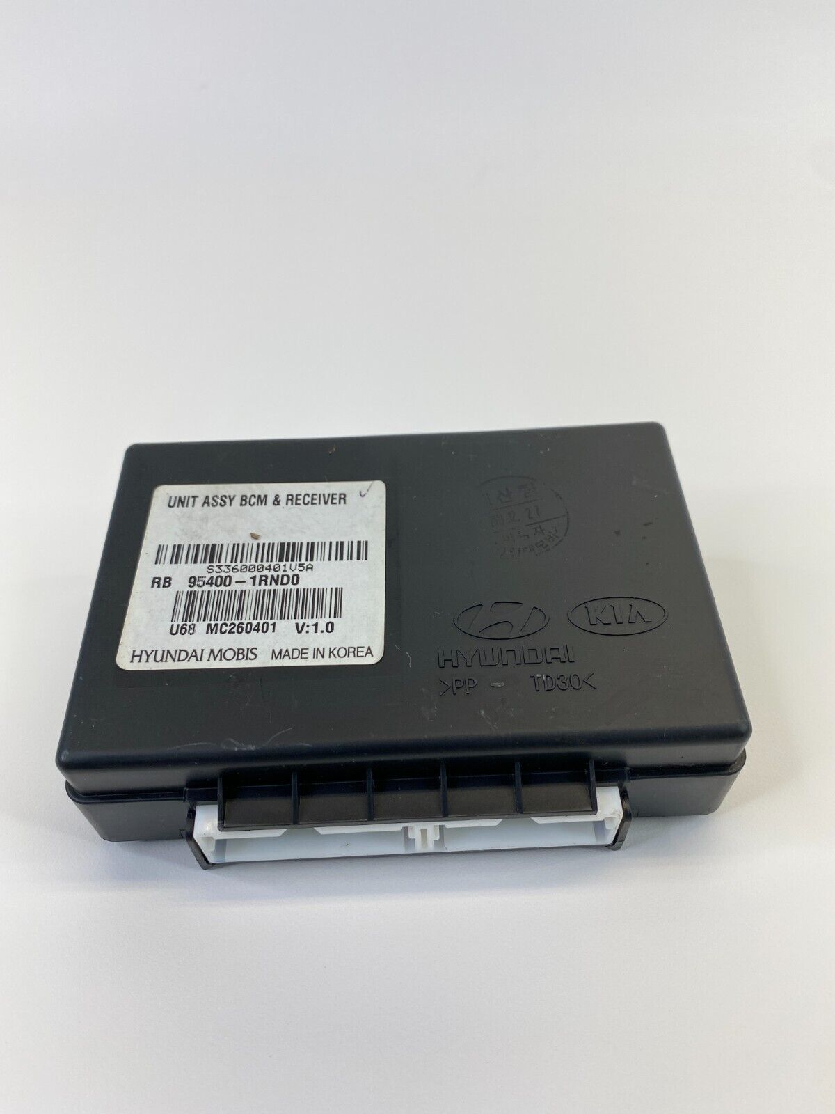 2014-2017 Hyundai Accent 1.6L L4 A/T Body Control Module BCM BCU 95400-1RND0