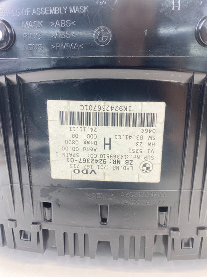 2009-2012 BMW 328i xDrive Dash Instrument Cluster Speedometer Gauges 149K Miles