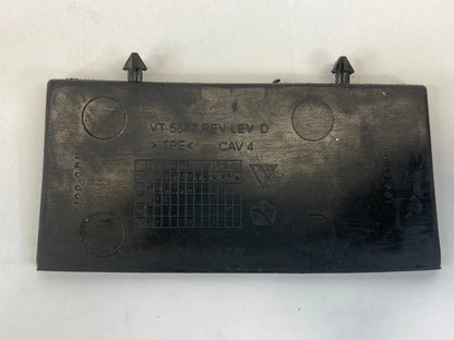 2005-2007 JEEP GRAND CHEROKEE FRONT CENTER CONSOLE RUBBER MAT INSERT VT5847 OEM