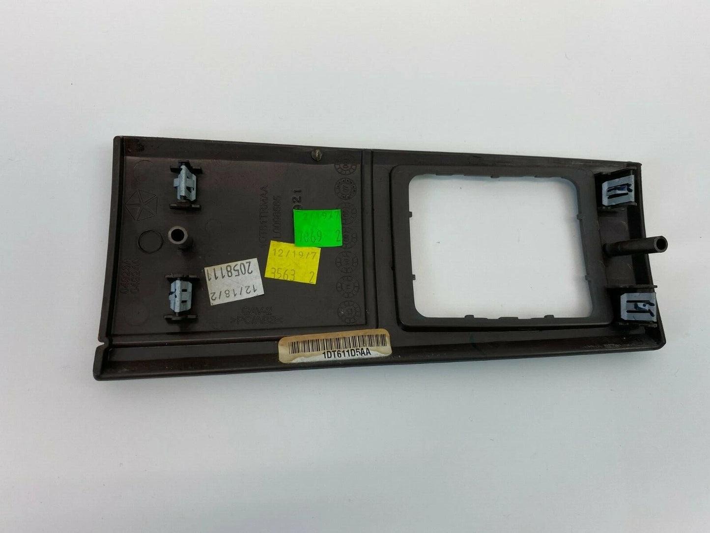 08-10 DODGE GRAND CARAVAN DASH HEADLIGHT SWITCH BEZEL COVER TRIM WOOD 1DT61TRMAA