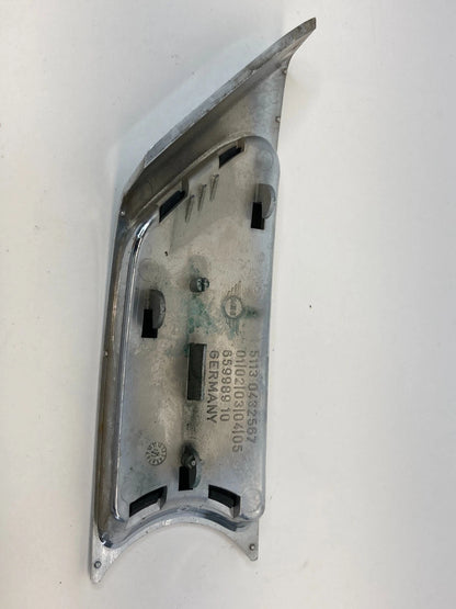 07-15 MINI COOPER FRONT LEFT DRIVER FENDER TURN SIGNAL MOLDING LOGO 51130432567