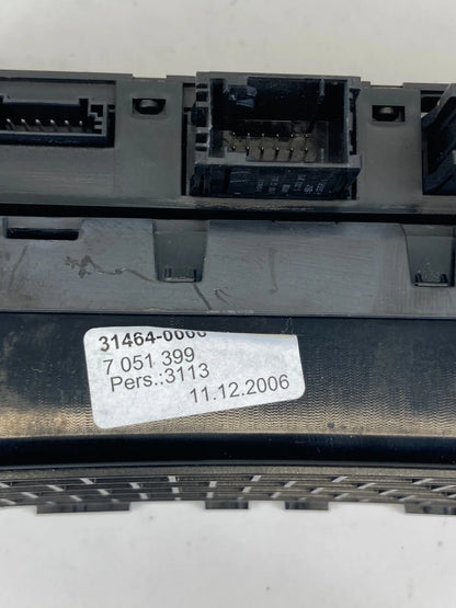 04-07 BMW 525i DASH STORAGE PANEL DTC HEATED SEAT SWITCH BEZEL OEM 31464-0000