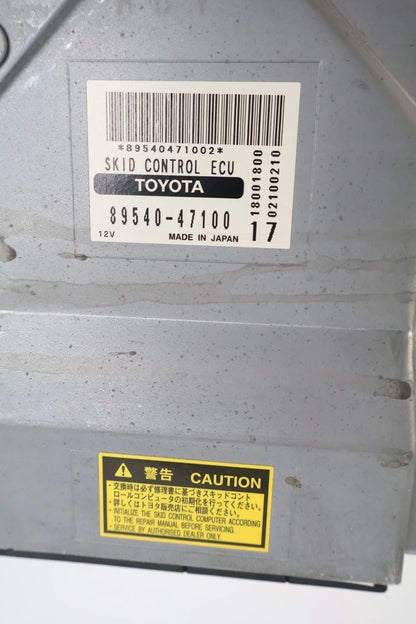 2004-2009 TOYOTA PRIUS 1.5L ABS SKID CONTROL MODULE ASSY OEM 89540-47100