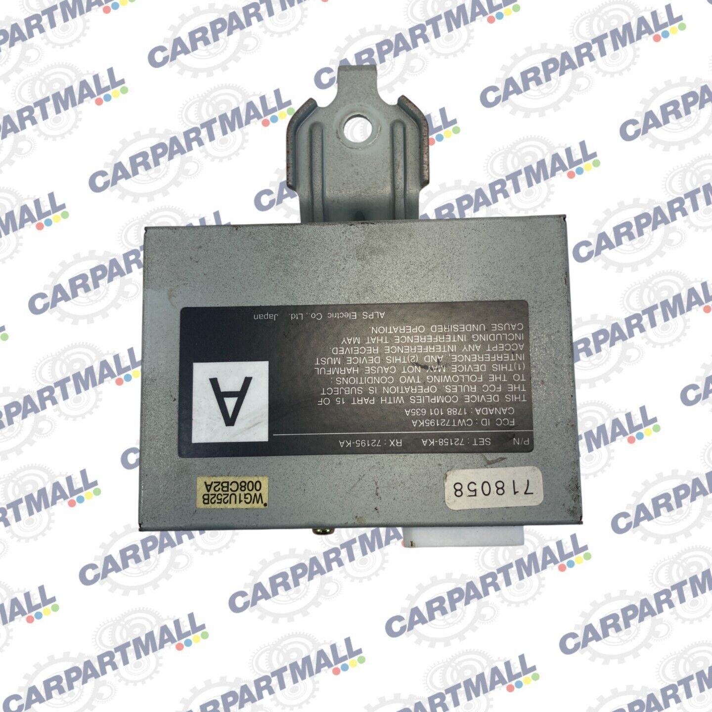 1996-2004 Acura RL Theft Locking Warning Control Module Unit 72158-KA / 72195-KA