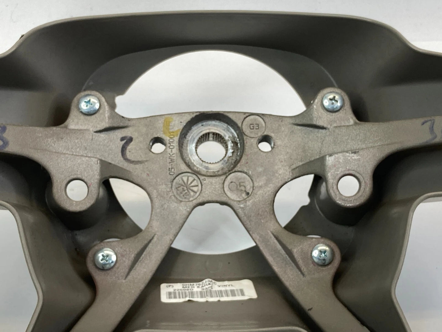 2005 2006 2007 JEEP GRAND CHEROKEE STEERING WHEEL MED KHAKI 55HM76ZJ3AC