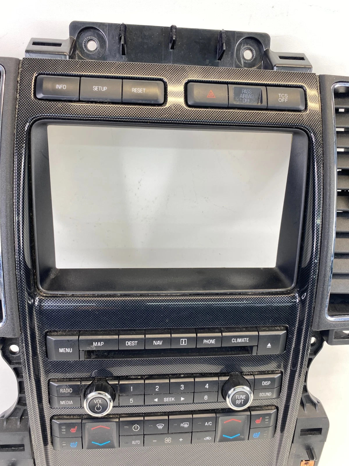 10-12 FORD TAURUS RADIO CLIMATE CONTROL PANEL TRIM W/ AIR VENT BG1T-18A802-BC