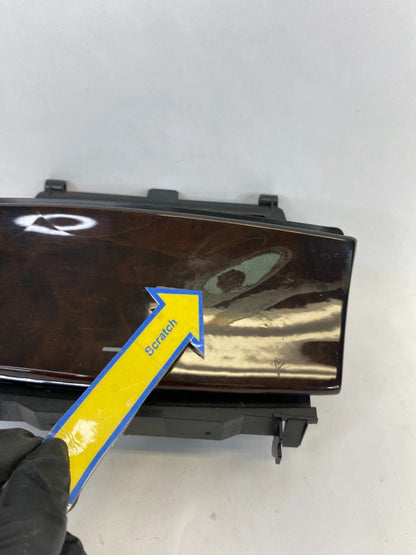 01-05 MERCEDES C240 C320 CENTER CONSOLE ASHTRAY COMPARTMENT WOOD OEM A2036804750