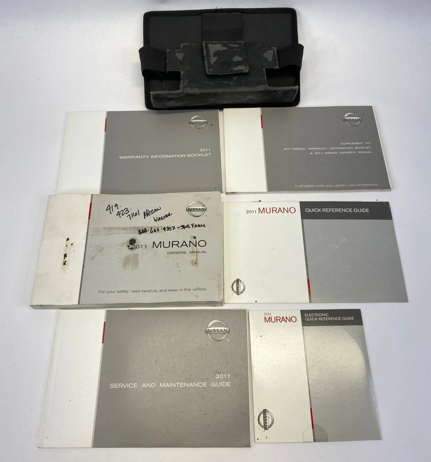 2011 NISSAN MURANO OWNERS MANUAL HANDBOOK BOOKLET USERS GUIDES CASES OEM FACTORY
