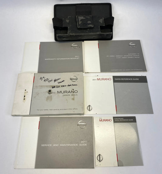 2011 NISSAN MURANO OWNERS MANUAL HANDBOOK BOOKLET USERS GUIDES CASES OEM FACTORY