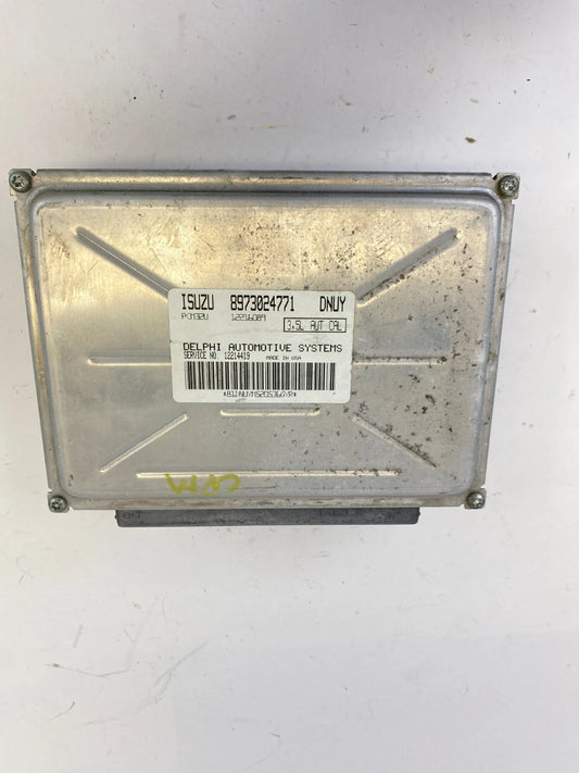 2002 ISUZU TROOPER 3.5L AT 4WD ENGINE CONTROL MODULE UNIT ECM 8973024771 OEM